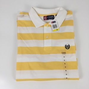 CHAPS NWT Men’s Polo Cotton Pull On Shirt Size M